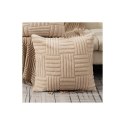 Poszewka na poduszkę dekoracyjna 45 x 45cm puchata PLECIONKA POD151 Poszewka na poduszkę dekoracyjna 45 x 45cm puchata PLECIONKA POD151