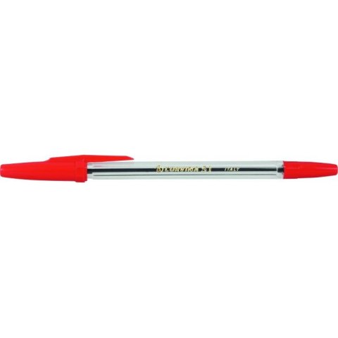 DŁUGOPIS CORVINA CLASSIC (50 SZTUK), CZERWONY DŁUGOPIS CORVINA CLASSIC (50 SZTUK), CZERWONY