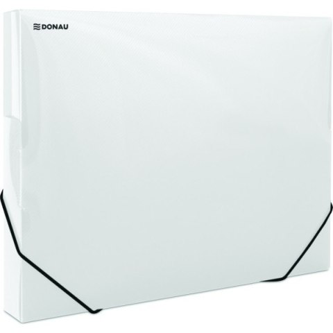 TECZKA PRZESTRZENNA DONAU PP A4 Z GUMKĄ 32 MM W TRANSPARENTNYCH KOLORACH, TRANSPARENTNY TECZKA PRZESTRZENNA DONAU PP A4 Z GUMKĄ 32 MM W TRANSPARENTNYCH KOLORACH, TRANSPARENTNY