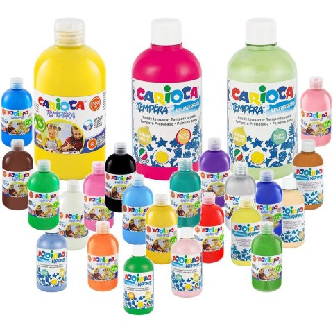 Farba tempera Carioca 500ml brązowa, BRĄZOWY Farba tempera Carioca 500ml brązowa, BRĄZOWY