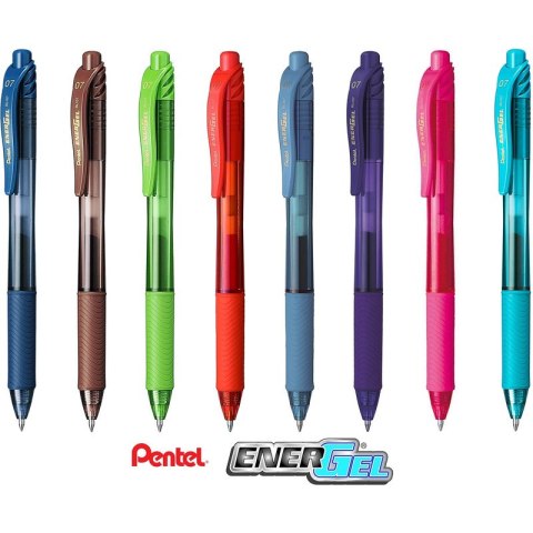 Pióro kulkowe Pentel EnerGel BL107 brązowe Pióro kulkowe Pentel EnerGel BL107 brązowe