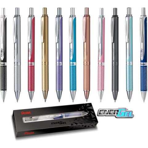Pióro kulkowe Pentel EnerGel BL407 (wkład niebieski) jasnoniebieskie, JASNONIEBIESKI Pióro kulkowe Pentel EnerGel BL407 (wkład niebieski) jasnoniebieskie, JASNONIEBIESKI