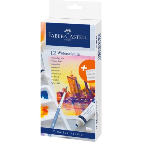 Farby akwarelowe Faber-Castell Creative Studio 12 kolorów Farby akwarelowe Faber-Castell Creative Studio 12 kolorów