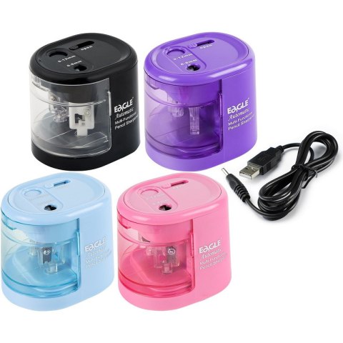 Temperówka na baterie Eagle EG-5161 USB czarna Temperówka na baterie Eagle EG-5161 USB czarna