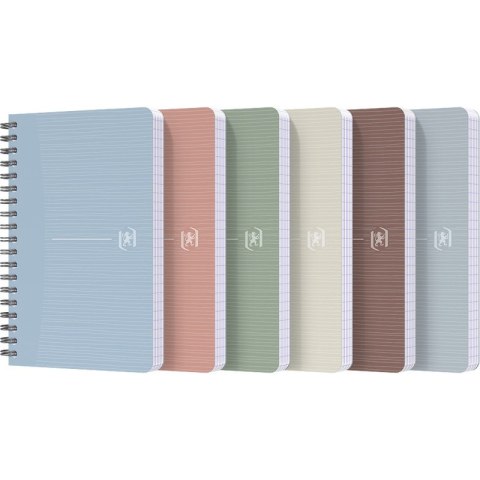 Kołozeszyt Oxford My Rec'Up 9x14cm/90k kratka mix kolorów Kołozeszyt Oxford My Rec'Up 9x14cm/90k kratka mix kolorów