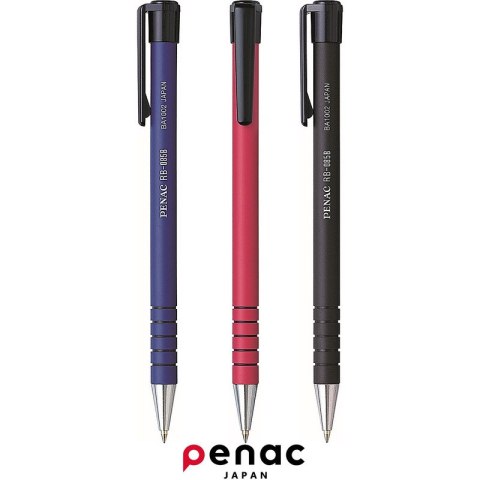 Długopis Penac RB-085B 0.7mm czarny, CZARNY Długopis Penac RB-085B 0.7mm czarny, CZARNY