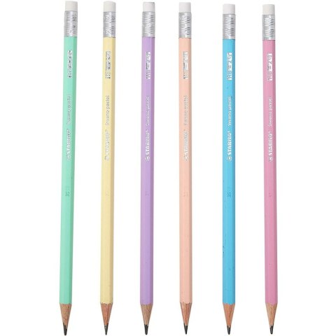 Ołówek Stabilo Swano Pastel HB żółty Ołówek Stabilo Swano Pastel HB żółty