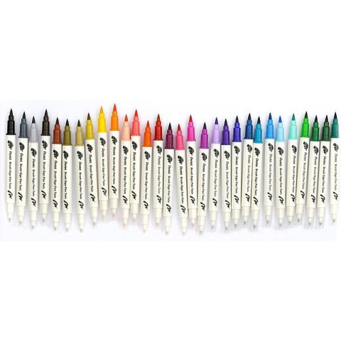 Pisak pędzelkowy Pentel Brush Sign Pen Twin SESW30 Pisak pędzelkowy Pentel Brush Sign Pen Twin SESW30