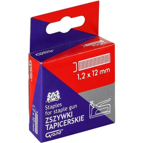 Zszywki tapicerskie Grand 1.2x12mm (1000)