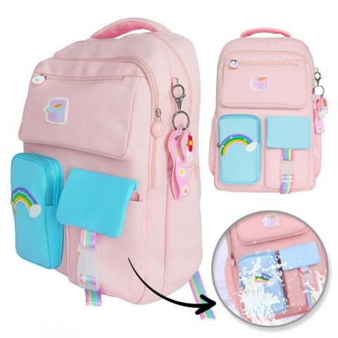 Plecak RAINBOW sweet szkolny uniwersalny kieszonki, odblaski PL160R Plecak RAINBOW sweet szkolny uniwersalny kieszonki, odblaski PL160R