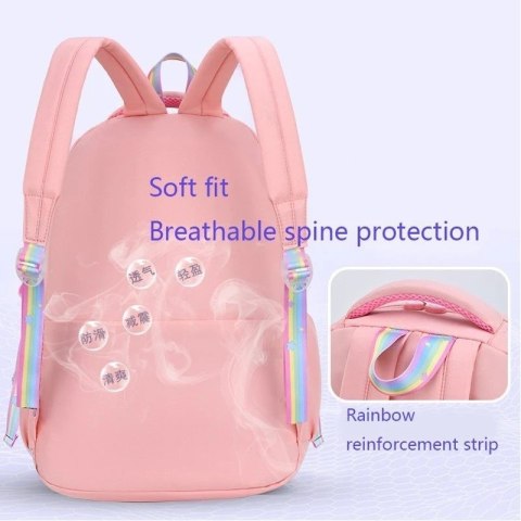 Plecak RAINBOW sweet szkolny uniwersalny kieszonki, odblaski PL160R Plecak RAINBOW sweet szkolny uniwersalny kieszonki, odblaski PL160R