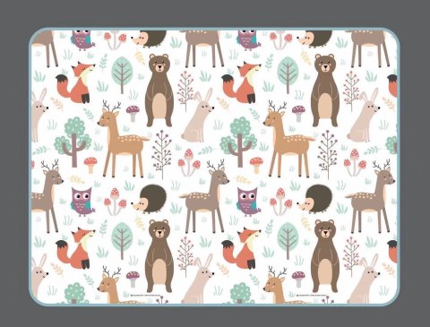 Mata zwierzątka leśne 150x180