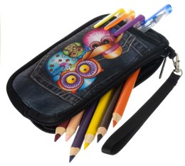 Etui kolorowe-piórnik/portmonetka dla dzieci - Loren