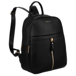 Duży, modny plecak damski ze skóry ekologicznej - Peterson