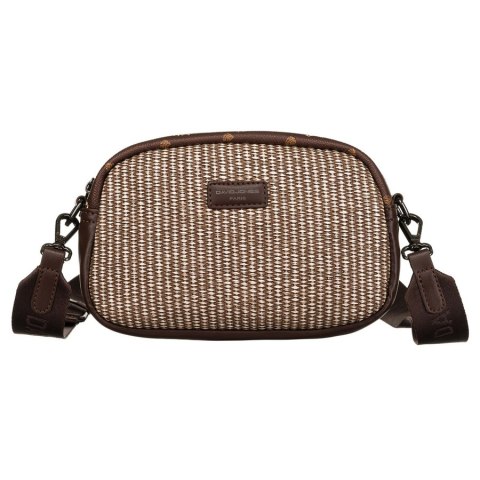 Mała listonoszka damska ze skóry ekologicznej - David Jones