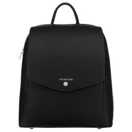 Stylowy plecak damski z klapką - Peterson