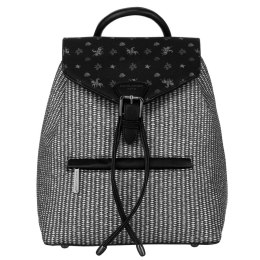 Elegancki plecak damski ze skóry ekologicznej - David Jones