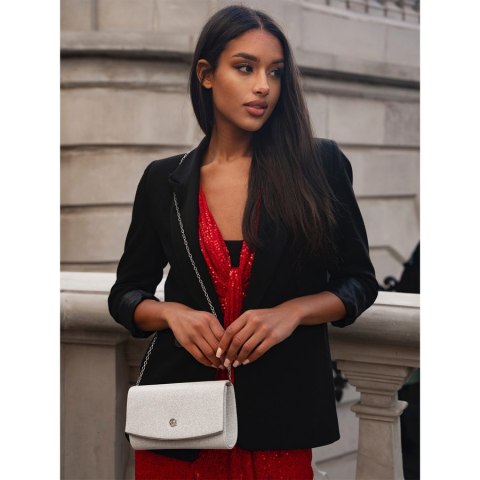 Brokatowa, wieczorowa kopertówka damska - Rovicky