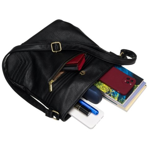 Klasyczna torebka listonoszka z ekoskóry na co dzień - Rovicky