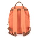 Pomarańczowy plecak damski z kieszenią na laptopa - Himawari
