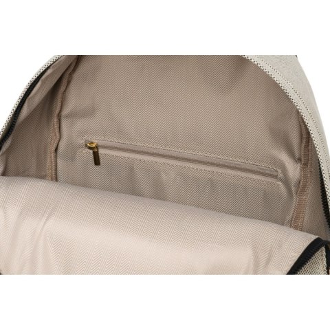 Duży, miejski plecak damski w beżowym kolorze płótno canvas - Peterson Duży, miejski plecak damski w beżowym kolorze płótno canvas - Peterson