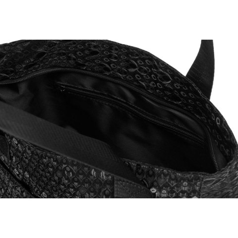 Torba materiałowa shopper w czarnym kolorze - Rovicky