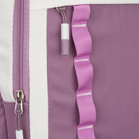 Miękki plecak szkolny z poliestru w białofioletowym kolorze, zawieszony na regulowanych szelkach - Peterson