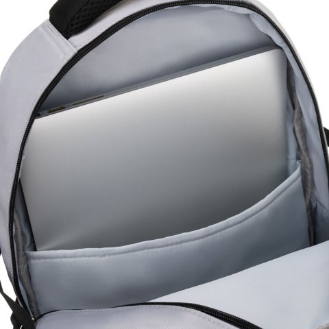 Szaro-czarny plecak szkolny z poliestru z dodatkową saszetką - Peterson