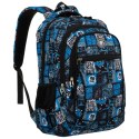Szkolny plecak młodzieżowy z poliestru w gamingowy wzór - Peterson