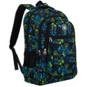 Szkolny plecak z poliestru pokryty wzorem w deskorolki - Peterson