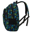 Szkolny plecak z poliestru pokryty wzorem w deskorolki - Peterson