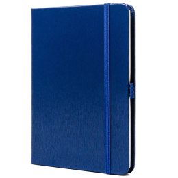 Notes w twardej oprawie w formacie B6 w granatowym kolorze,zadrukowany w kropki - Peterson